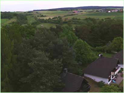 De velden naast het vakantiepark