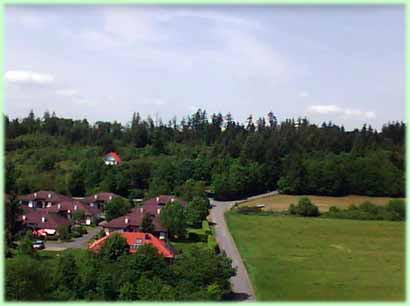 De bovenkant van vakantiepark