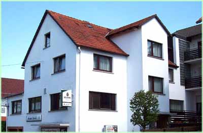 Vooraanzicht van de Gaststaette Stiehl